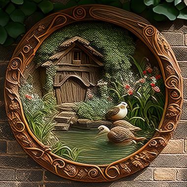 3D model Louis Aston Knight American artist (STL)